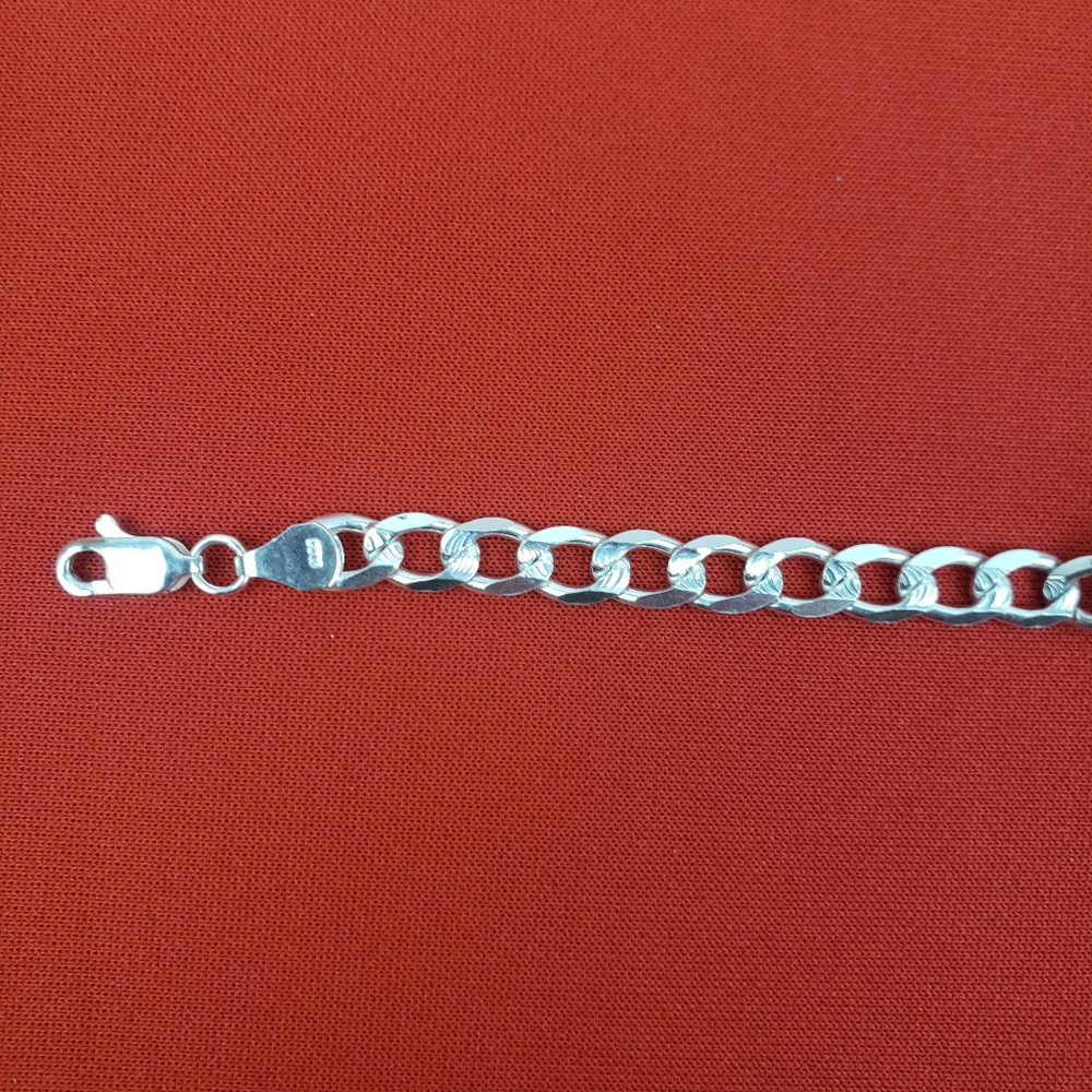 925 sterling silver mens bracelet - Picture 3 of 15